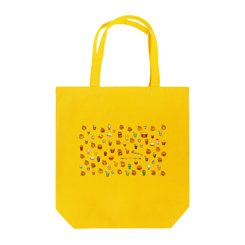 どっと屋のFast food menu Tote Bag