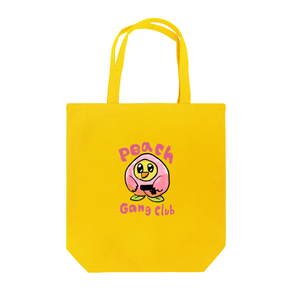 💿ⒸⒹ-ⓇⓄⓂ︎📀のPeach Gang Club  Tote Bag