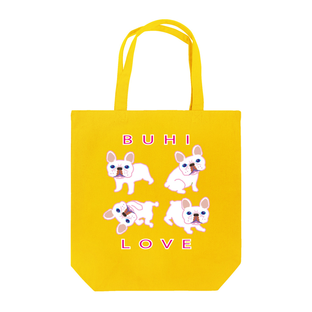 TOYOGON沖縄のフレブル「しろブルちゃん」 Tote Bag