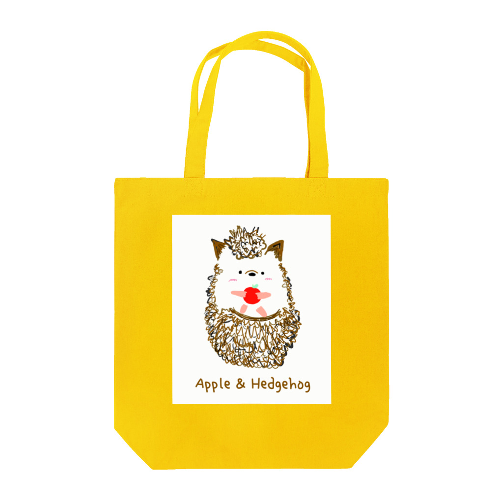 yukacaramelのリンゴとハリネズミ Tote Bag