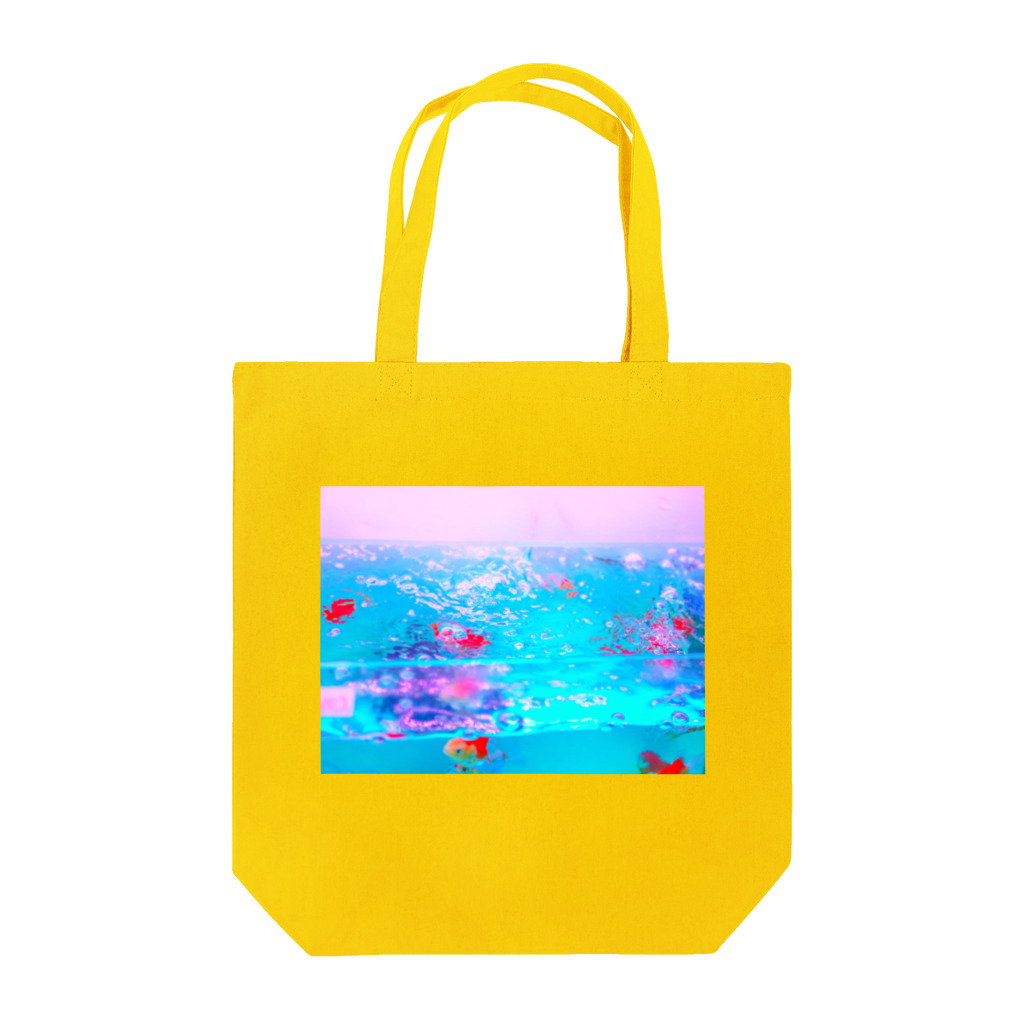 NEON LIGHT STARSの透明金魚 Tote Bag