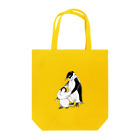 BUNCHOBOXのペンギン親子のふゆじたく トートバッグ