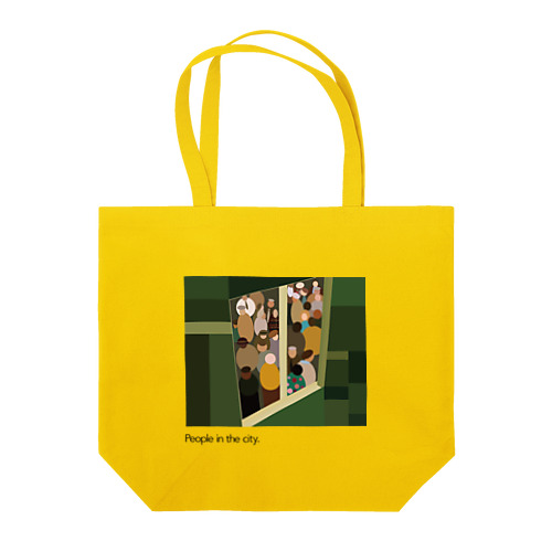 People in the city. Tote Bag