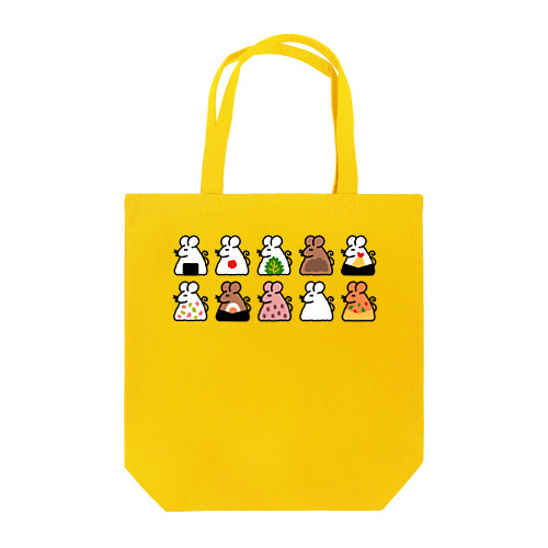 ねずみおにぎり Tote Bag