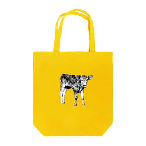 Happy cows♪ モノクロphoto ver. Tote Bag