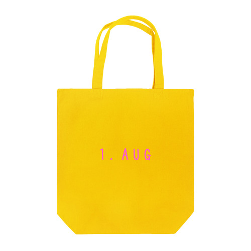 バースデー［1．AUG］ピンク Tote Bag