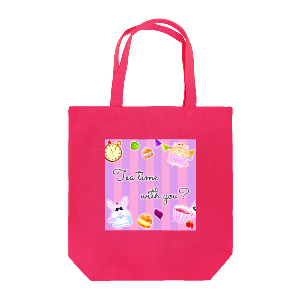 どるちぇ＊うさぎの《ハロウィン》＊Tea time with you?*02チェシャ猫＊ Tote Bag