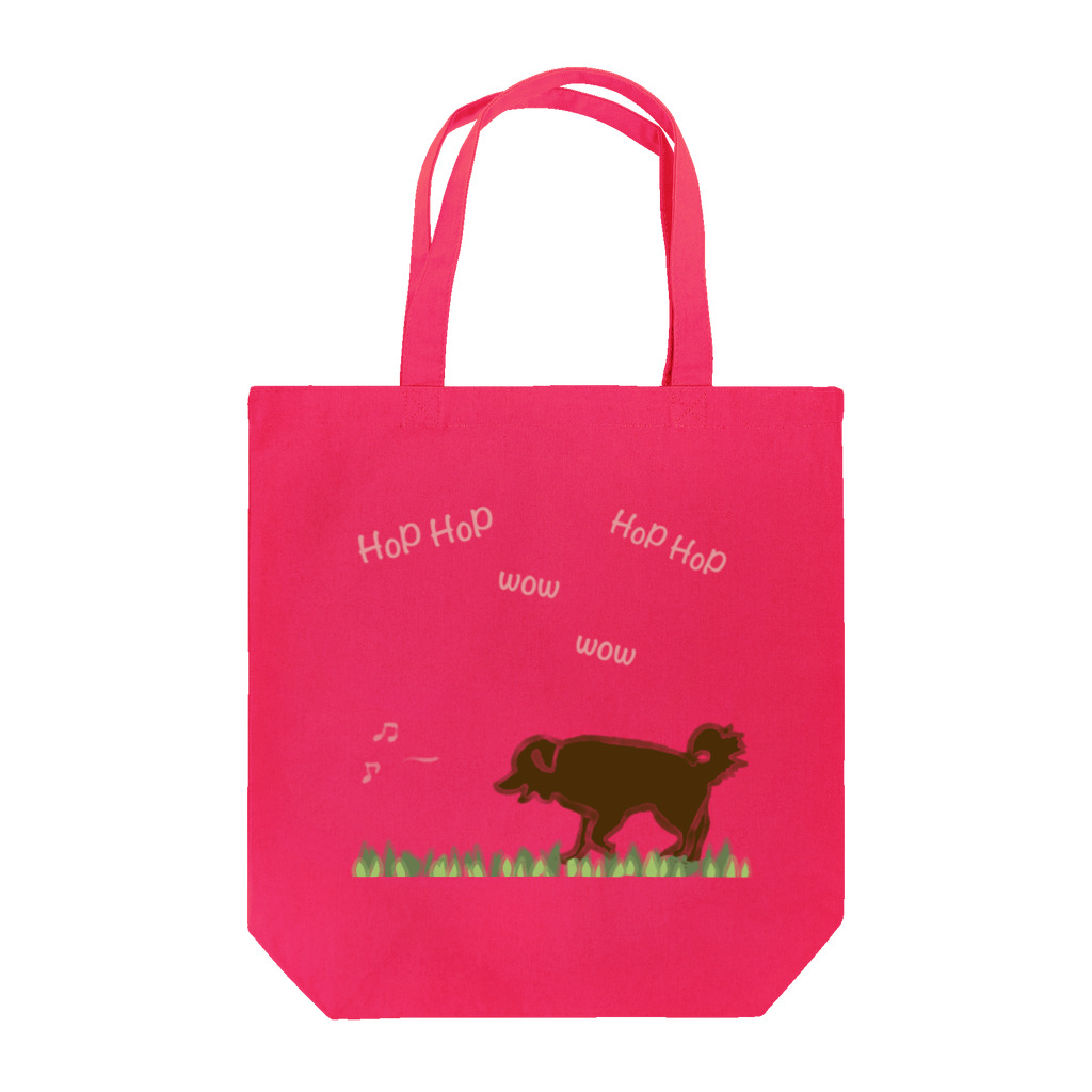 ハロー! オキナワのHoP HoP 犬 Tote Bag