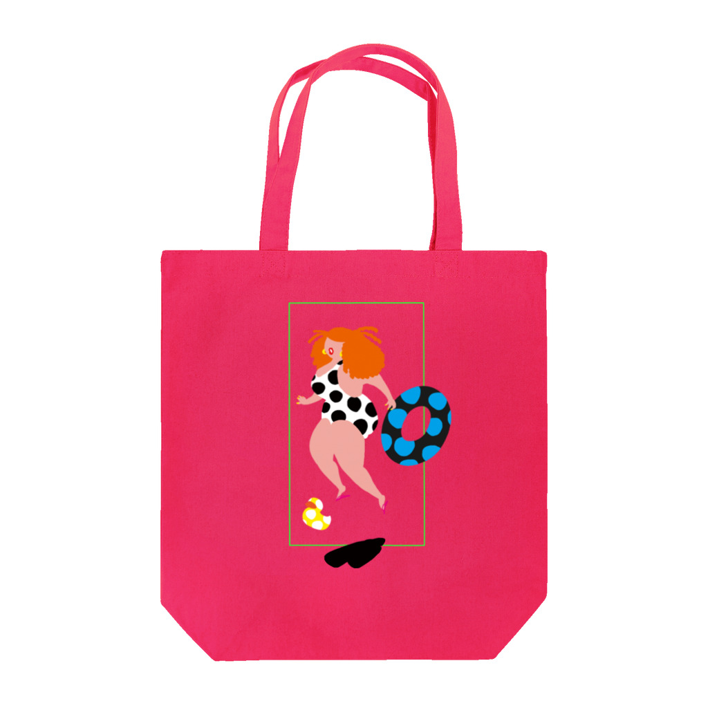 fig-treeの水玉の女03 Tote Bag