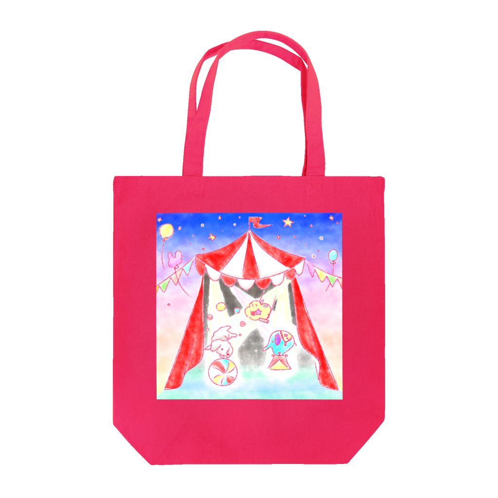 クマバチゴルフ倶楽部のクマバチとサーカス Tote Bag