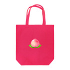 kotyae★roomのピンクの桃 トートバッグ