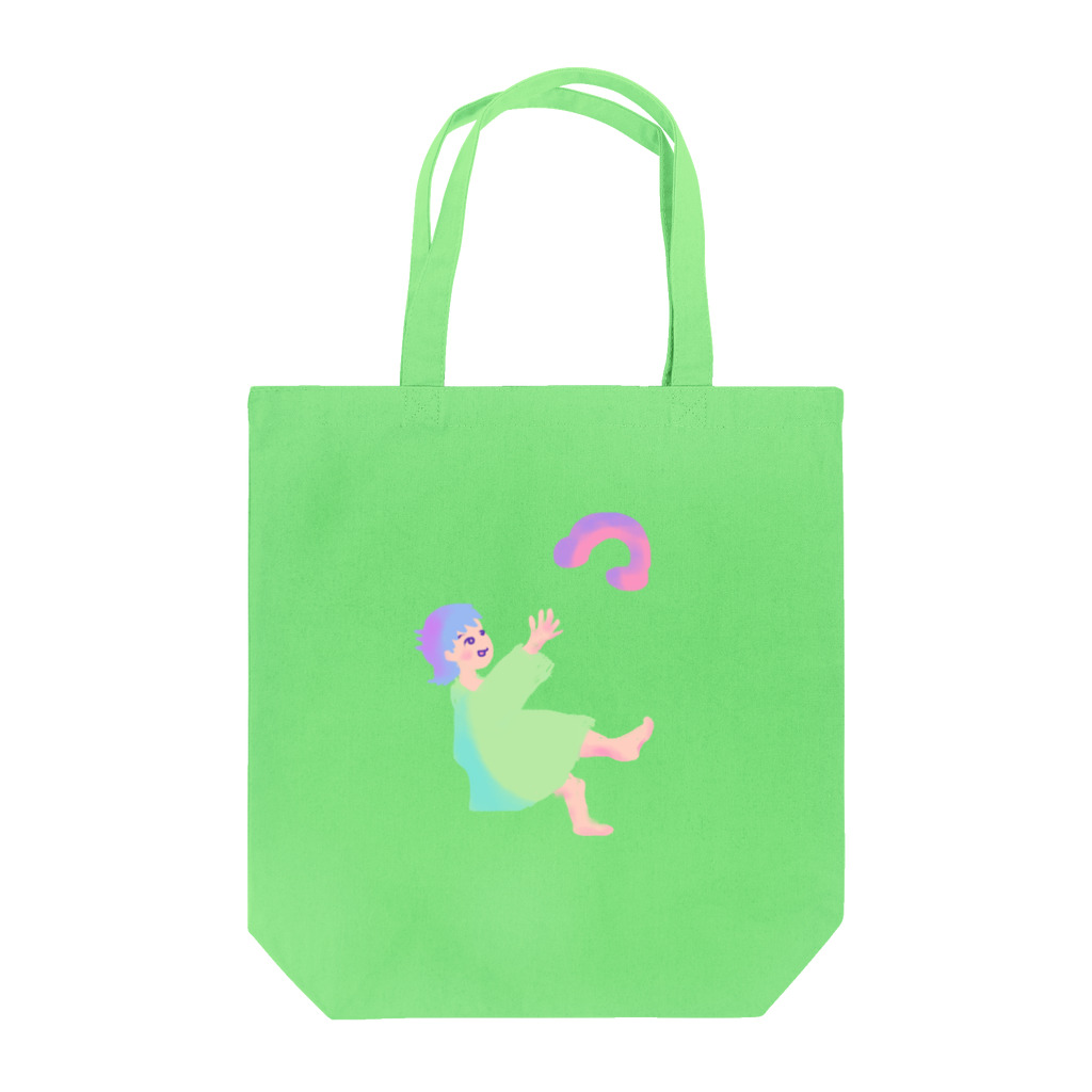 犬吠え商店の他の星の人とお話中（弁当とお茶） Tote Bag