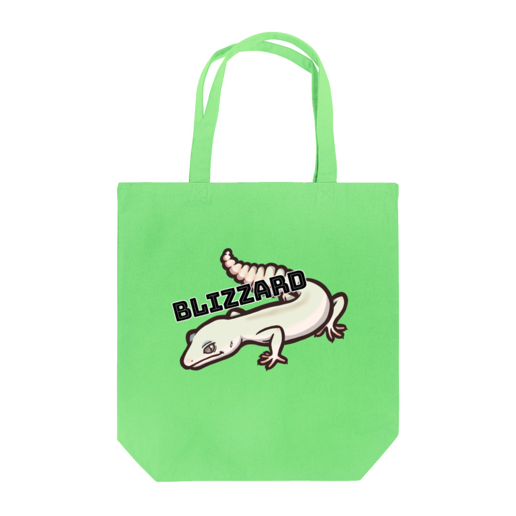 8269-HONEY ROCK-のレオパ(Blizzard) Tote Bag