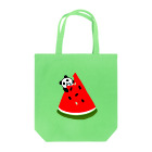 ★Panda Cafe★のスイカ★パンダ Watermelon Panda Tote Bag