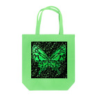 nyandaful storeの深緑の蝶 トートバッグ