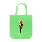 猫沢太陽の見返り三毛猫 Tote Bag