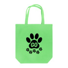 VEGAN SHOP FREEのGO VEGAN 肉球２ Tote Bag