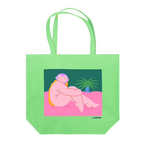 Naked body with pearls Tote Bag