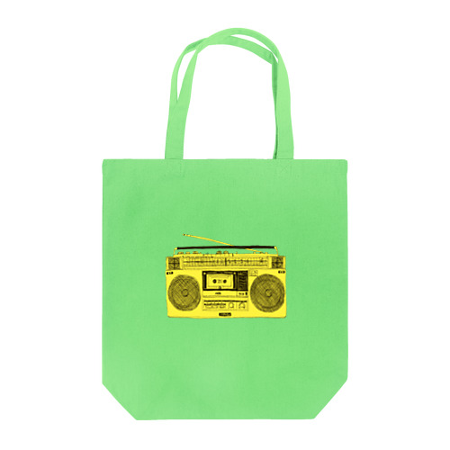 黄色いラジオ トートバッグ