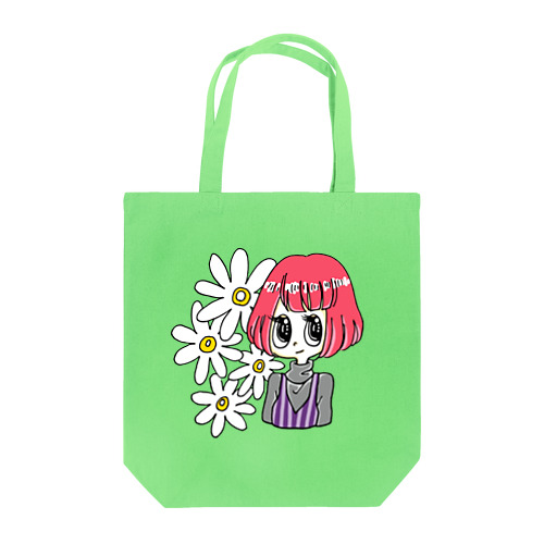 girl -flower- Tote Bag