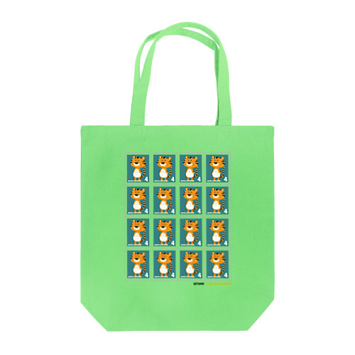 キャトル切手_オムツトラ4×4 Tote Bag