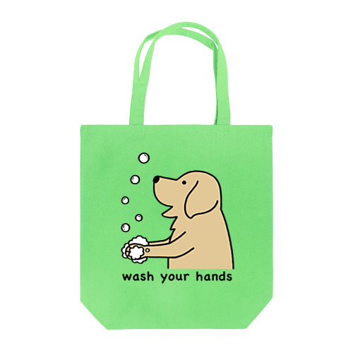 wash hands 2 トートバッグ