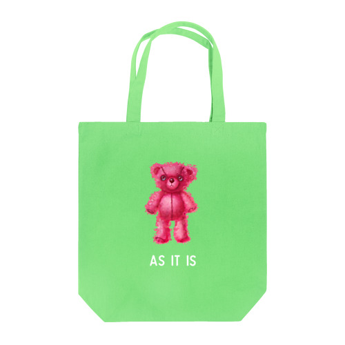 【As it is】（桃くま） w Tote Bag