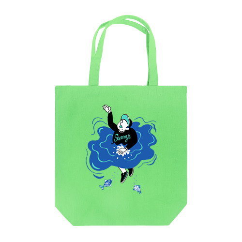 Super Positive Blue Tote Bag