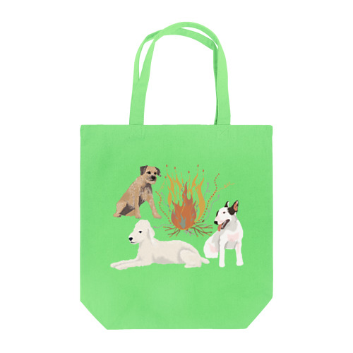 My favirite terriers drom A to Z　~B~bonfire トートバッグ