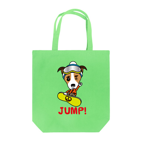 JUMP!ジャックラッセルテリア トートバッグ