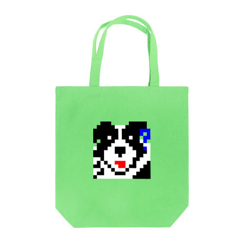 ボーダーコリー　ドットなオフショット Tote Bag