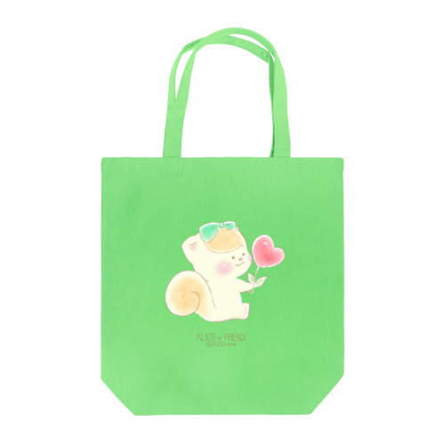 アリス×フレンズ クリス ハート フラワー Tote Bag