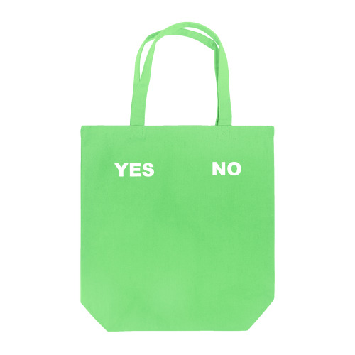 YES･NO(WHITE) Tote Bag