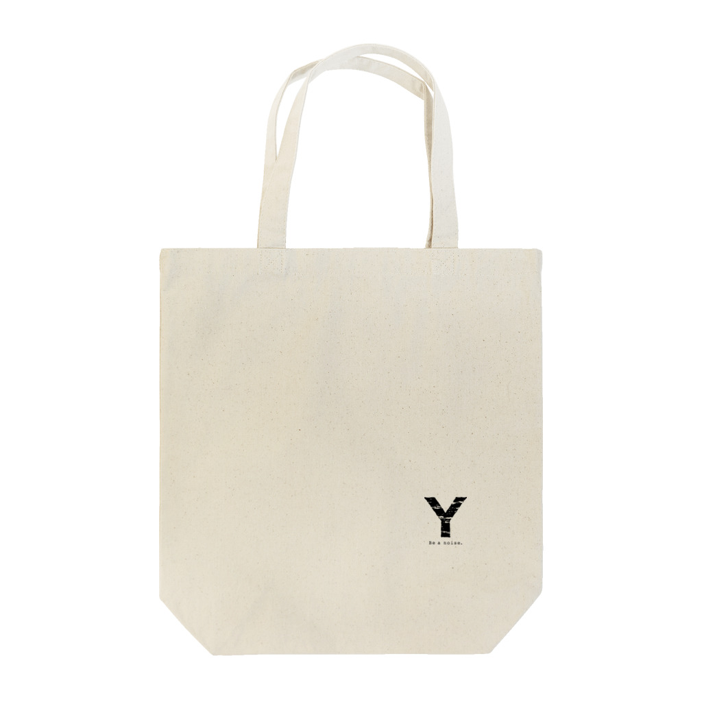 noisie_jpの【Y】イニシャル × Be a noise. Tote Bag