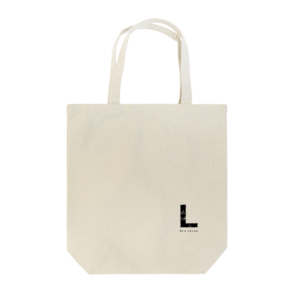 noisie_jpの【L】イニシャル × Be a noise. Tote Bag