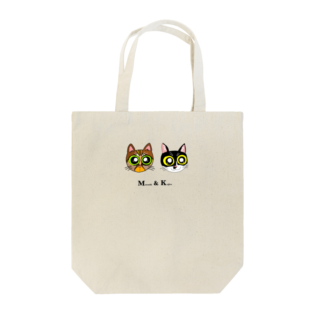 ワンにゃん応援隊のM&K Tote Bag