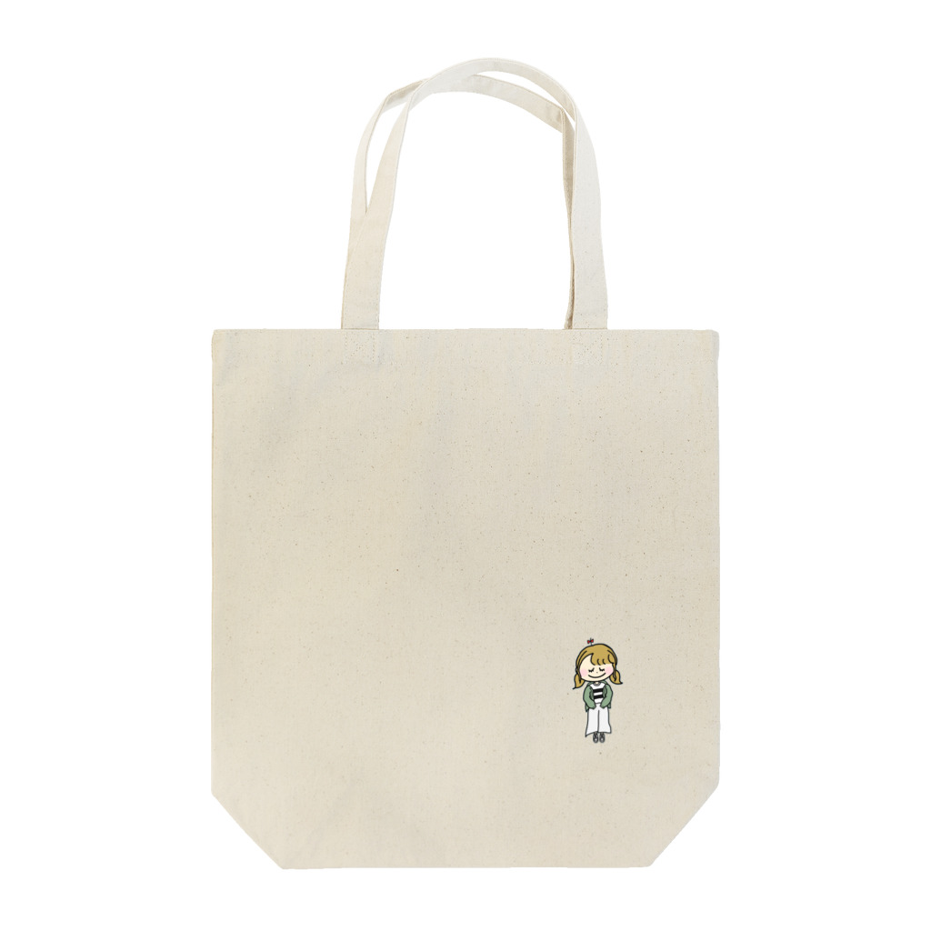 けろけろや。のふたつ結びリボンちゃん Tote Bag