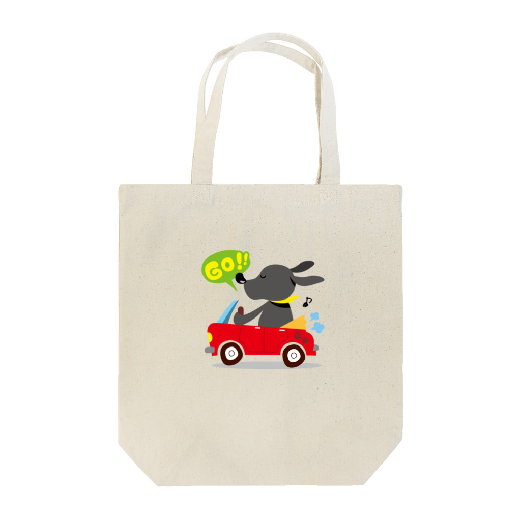 suzusimbaの黒ラブしんちゃん Tote Bag