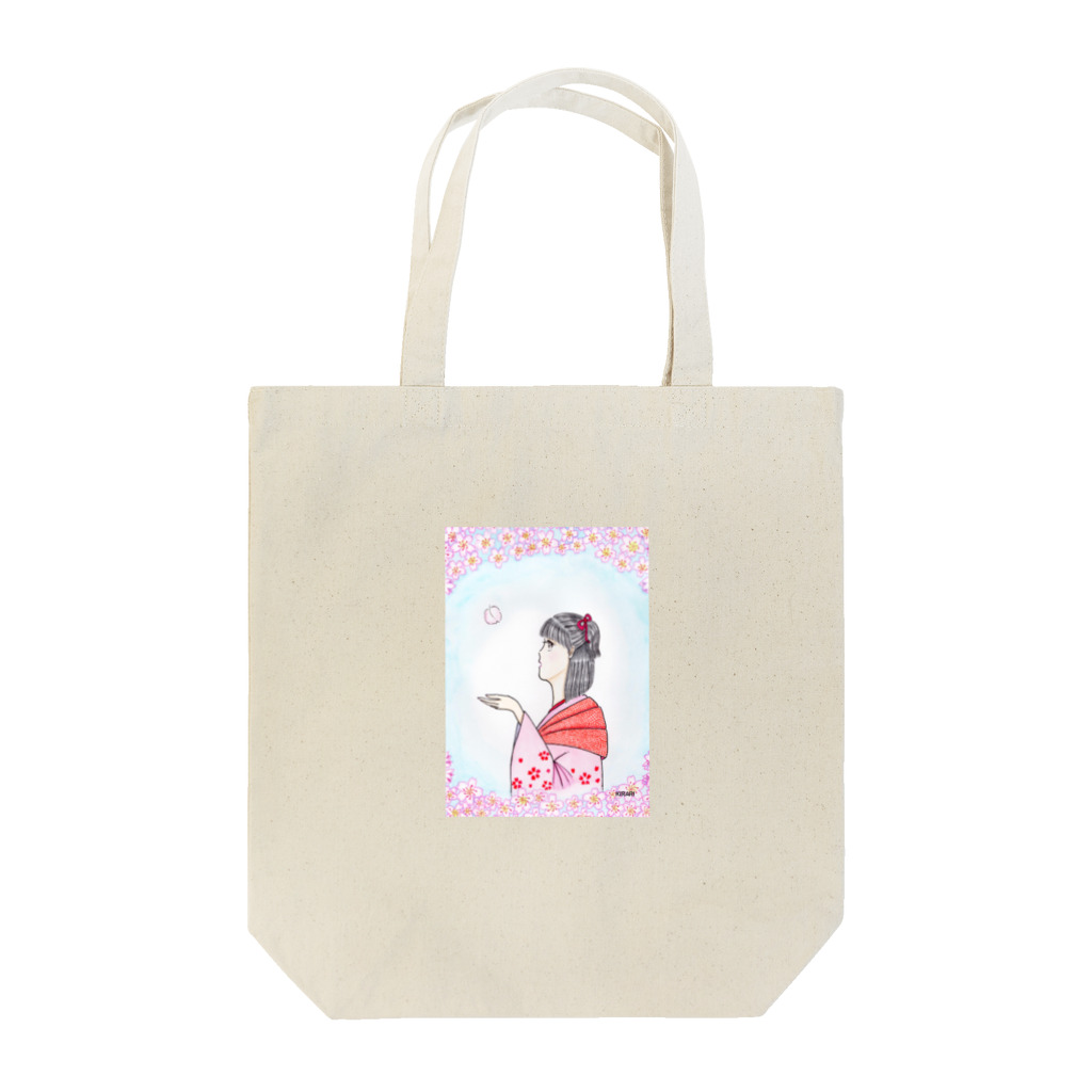 KIRARIの夢色雑貨屋さんの｢ひ・と・ひ・ら｣ Tote Bag