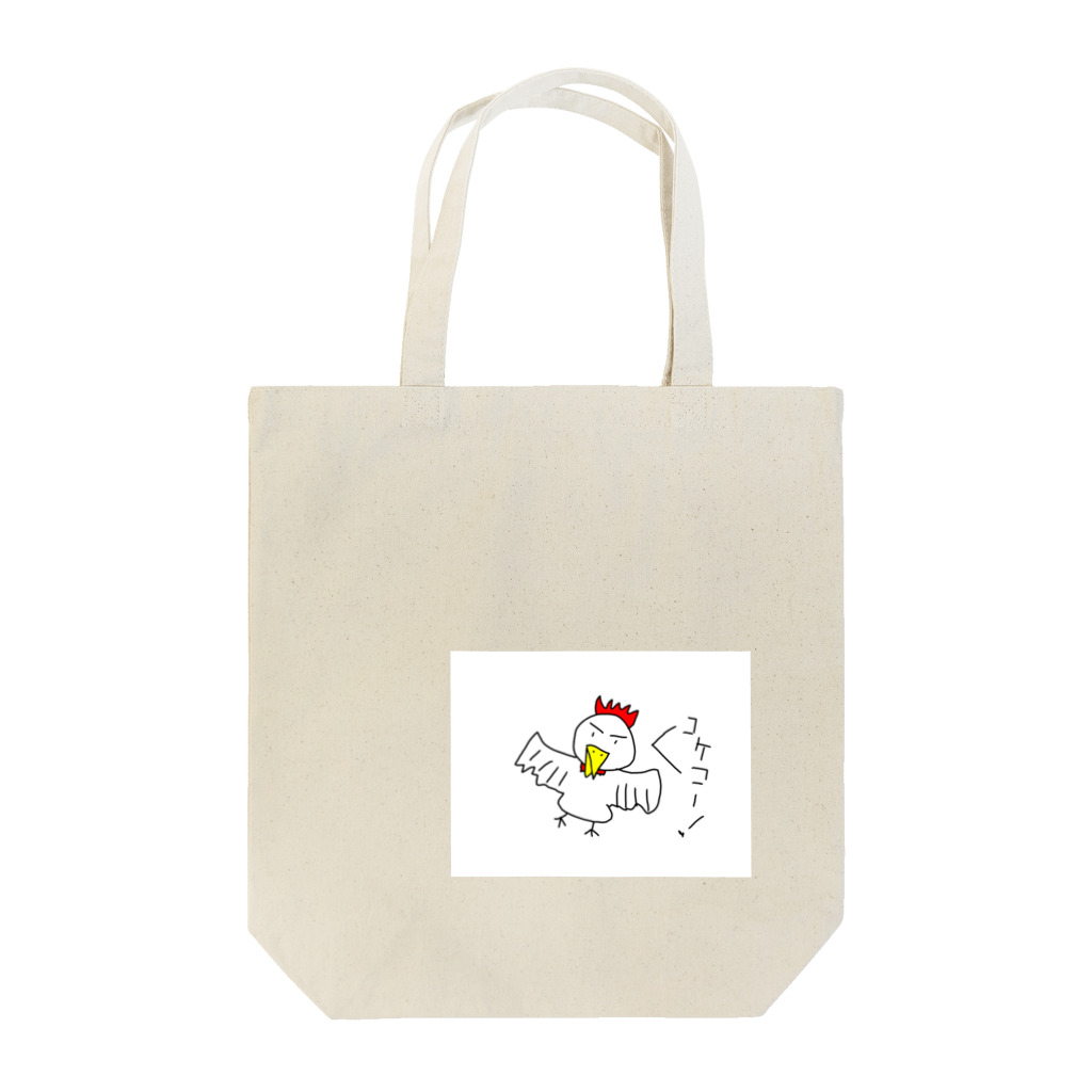 へんてこのこけこーにわとり Tote Bag