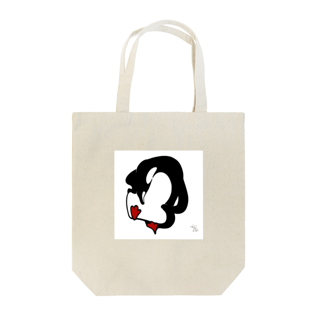 Record all my meal until 2099のペンギンぼてっと Tote Bag