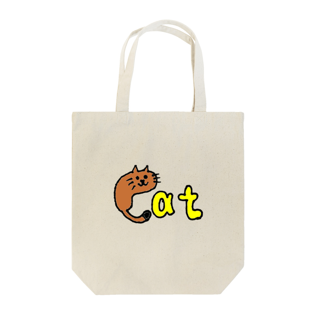 LITTLE WILLOWのMOJIASOBI（Cat) Tote Bag