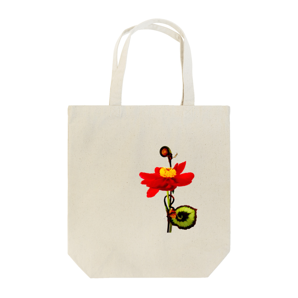 マエソワヒロユキ SHOPのAnalog-Flower Tote Bag