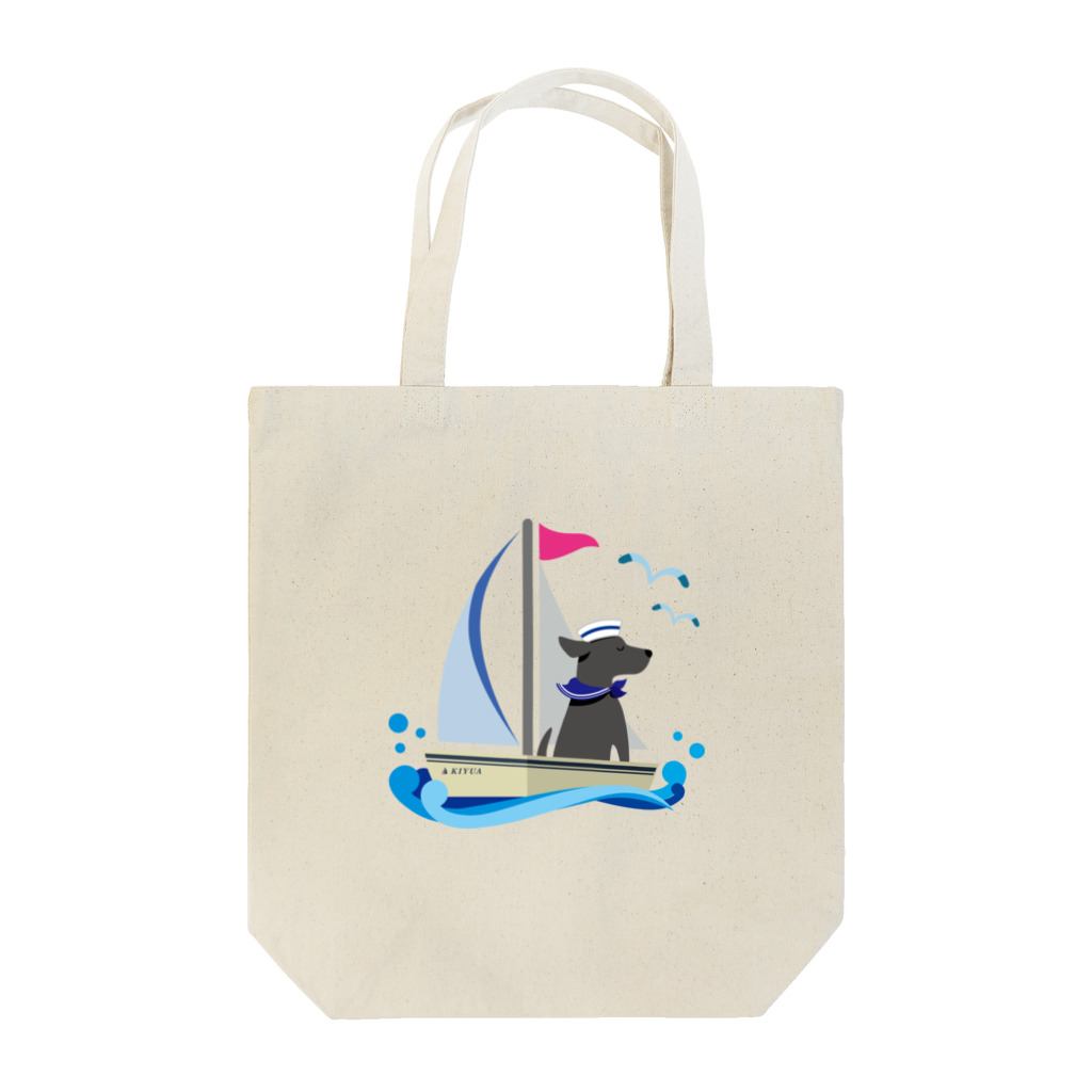 suzusimbaの黒ラブ船長 Tote Bag