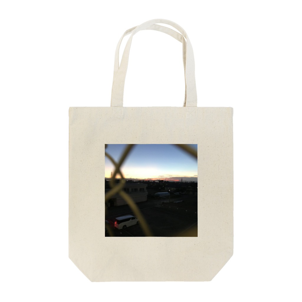 0__tktの田舎の夕焼け Tote Bag