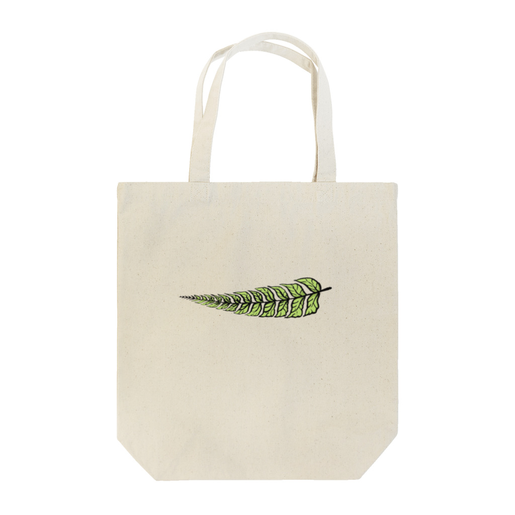 描く撮るのシダ植物 Tote Bag