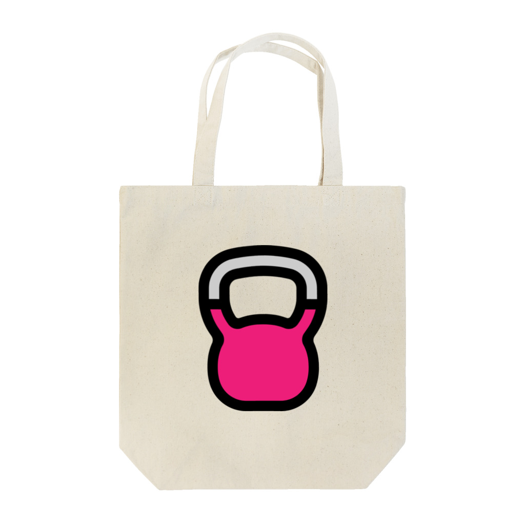 ICON GRAPHICA オフィシャルストアのケトルベル（ピンク） Tote Bag