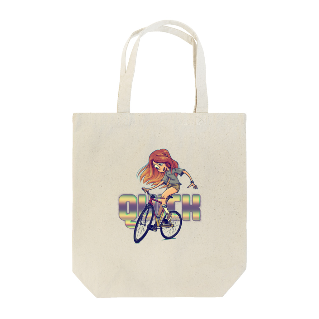 nidan-illustrationの”QUICK” Tote Bag