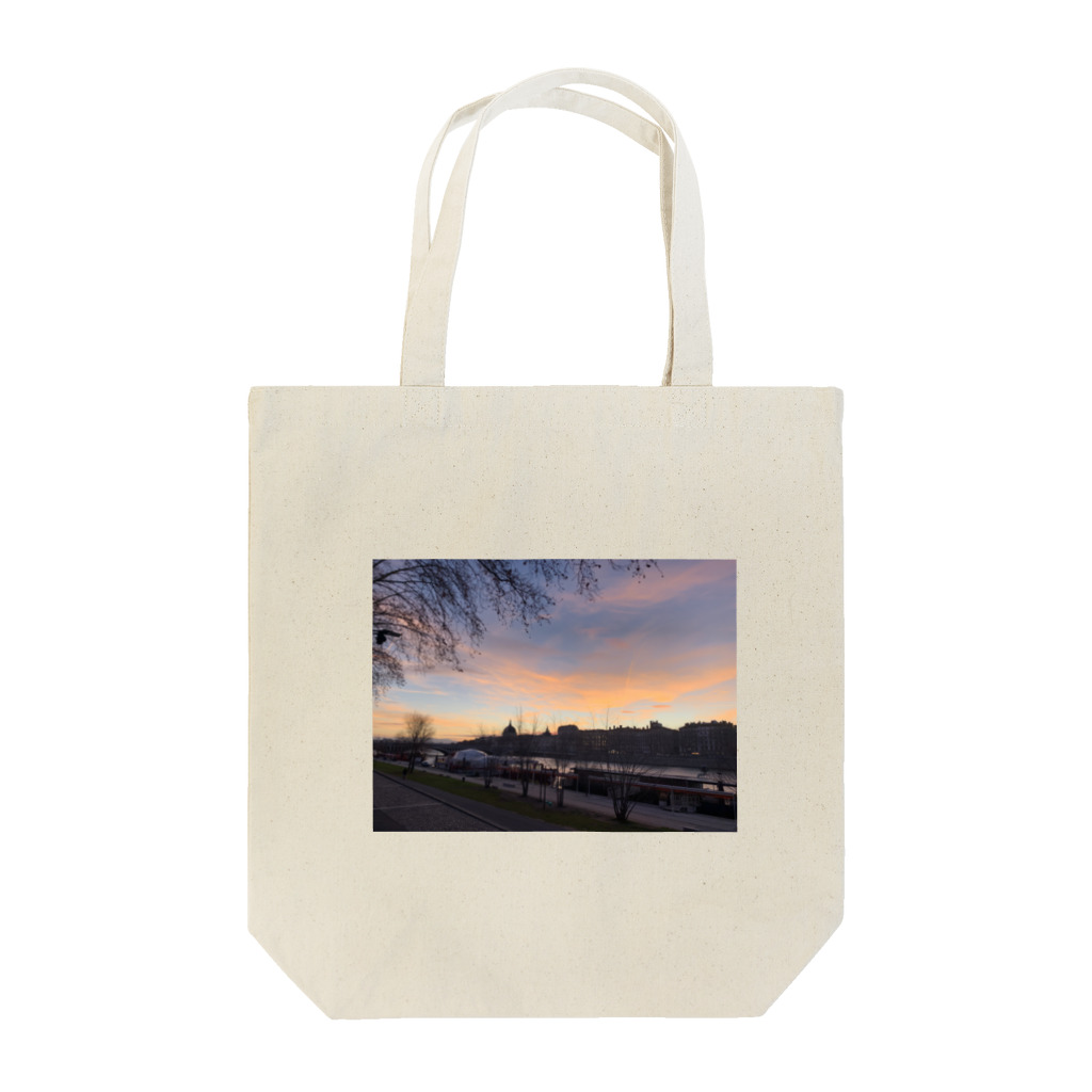 ぱんおしょこらのLa vue de Lyon Tote Bag