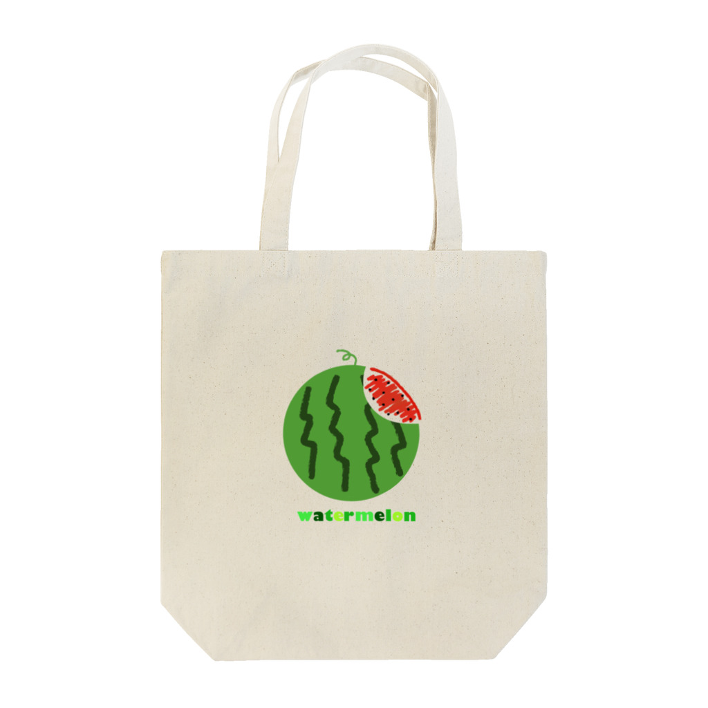 PaP➡︎Poco.a.Pocoのwatermelon Tote Bag